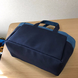 訂購T“Box Tote”迷你尺寸“Phallus×Navy”帆布手提袋Kurashiki帆布No. 8【訂購生產】 第7張的照片