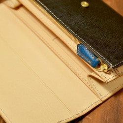 長財布（パターンオーダー）　イタリアンレザー 4枚目の画像