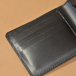 二つ折り財布（パターンオーダー）　イタリアンレザー 7枚目の画像