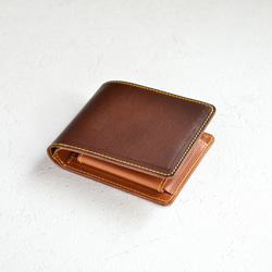 二つ折り財布（パターンオーダー）　イタリアンレザー 9枚目の画像