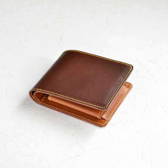 二つ折り財布（パターンオーダー）　イタリアンレザー 9枚目の画像