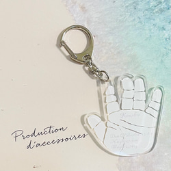 ★FISHMOON☆様オーダーページ❁手形足形キーホルダー꘎୫名入れギフト記念品 手形足形 キーホルダー オーダー メモリアル レジン 記念 ギフト