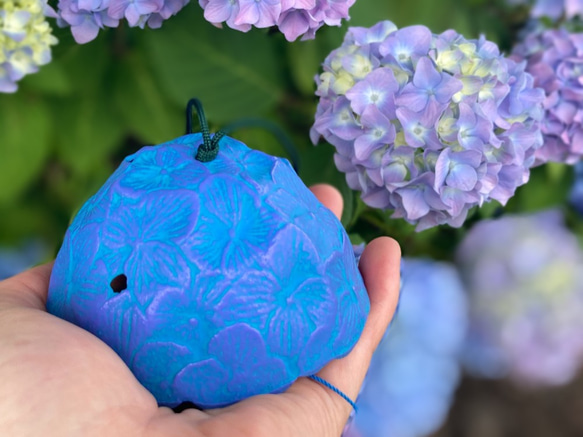 再販】風鈴 アジサイ 南部鉄器 風鈴 水沢鋳物工業協同組合 通販