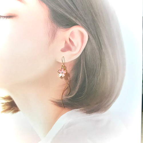 送料無料】No.21 イヤリング ピアス ハンドメイド イアリング ピヤス 