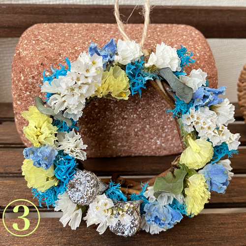ドライフラワーのミニミニリース ドライフラワー florist Colowee 通販 
