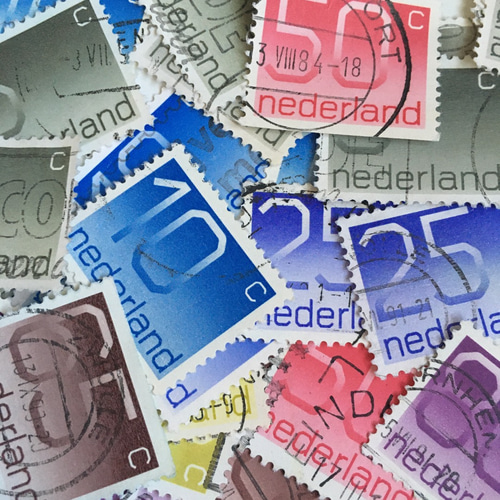 オランダ 数字図案の普通切手40枚 使用済 その他素材 まめうそ 通販 