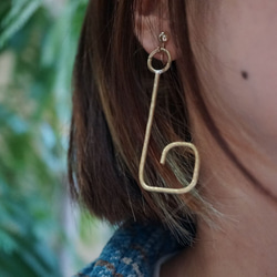 Tsuchimeイヤリング＊UZU×KAKU＊① 2枚目の画像