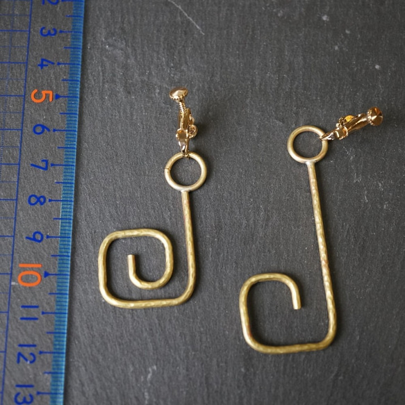 Tsuchimeイヤリング＊UZU×KAKU＊① 3枚目の画像