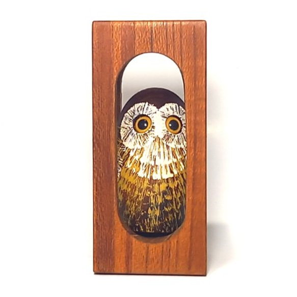 山本常一先生作 彫像「ふくろう」 山本常一先生作 彫像