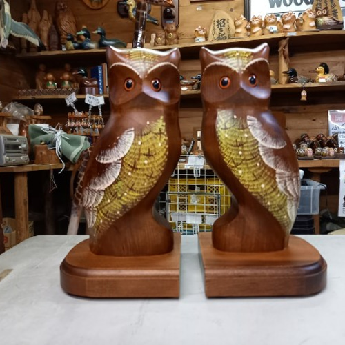 ふくろうのブックエンド プレゼント 記念品に最適 その他インテリア