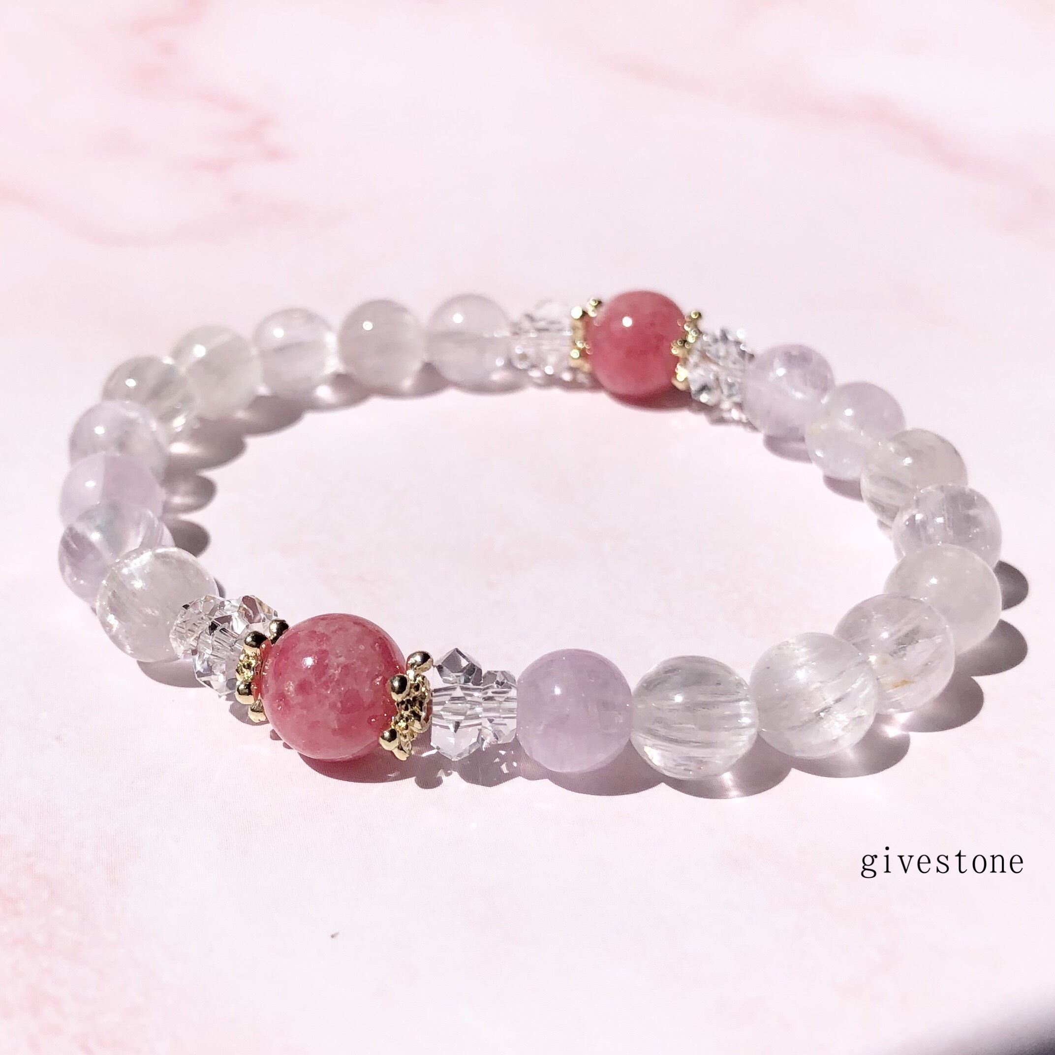 【寛大な心・包容力】ピーチロードナイト＊クンツァイト【愛情・癒やし】