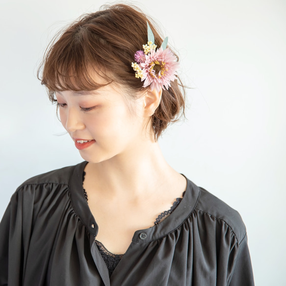 ショートヘアーやベリーショート、ショートボブのお呼ばれヘア用