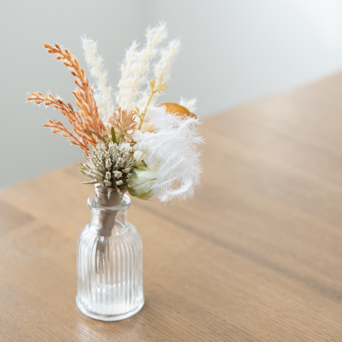 送料無料・ドライフラワー風ボールブーケA】和装前撮りや結婚式