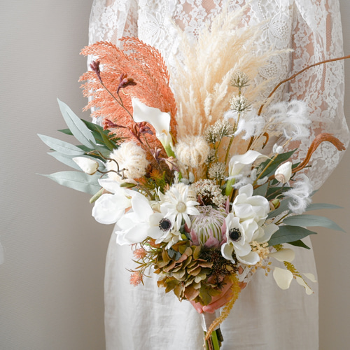 アーティフィシャルフラワー r ウェディング ブーケ ブートニア無料