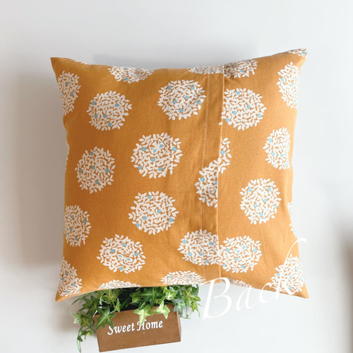 2枚セット 北欧調 クッションカバー オレンジ 秋冬 クッション