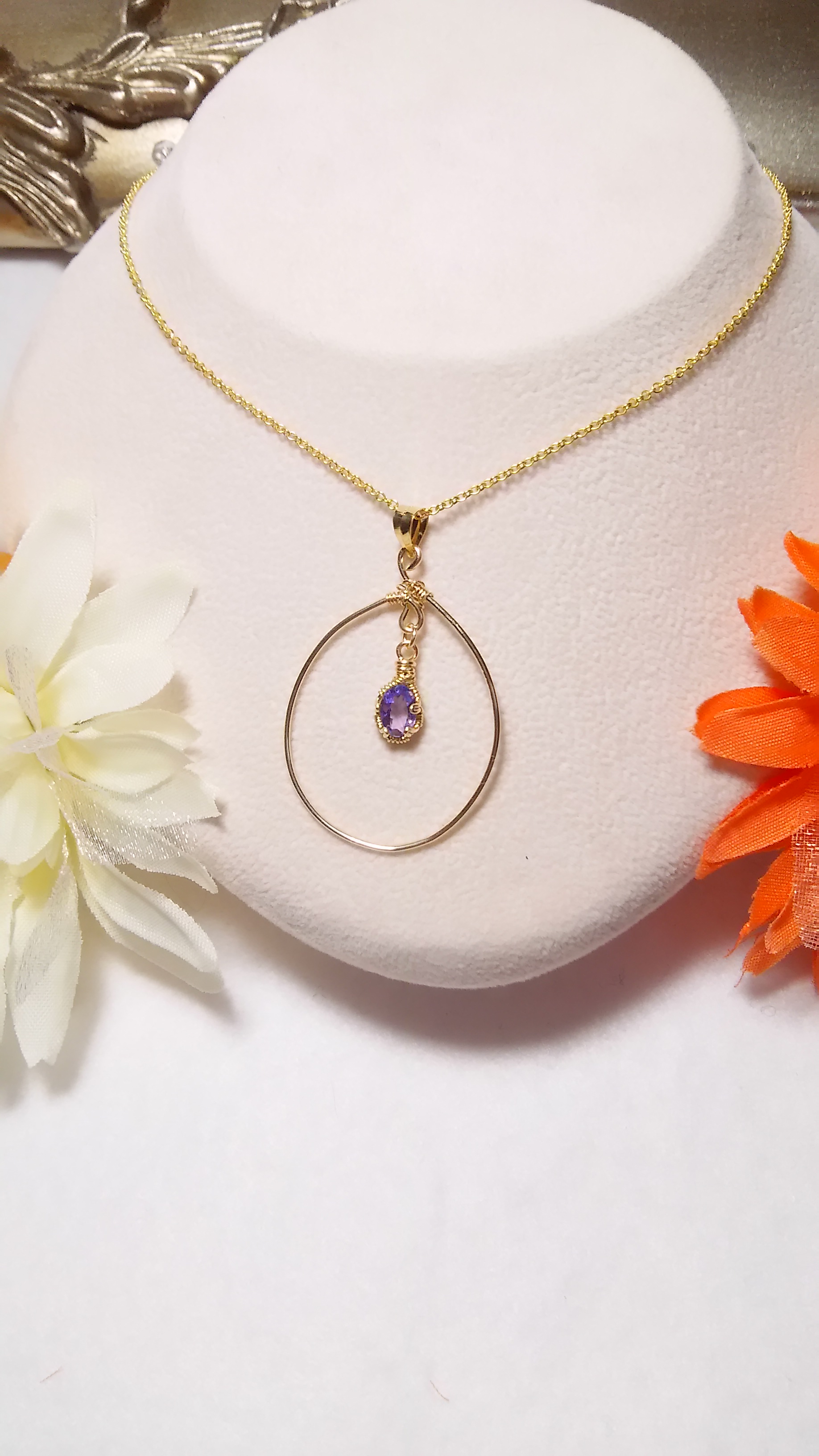 【K14GF】タンザナイトネックレス(No.511)