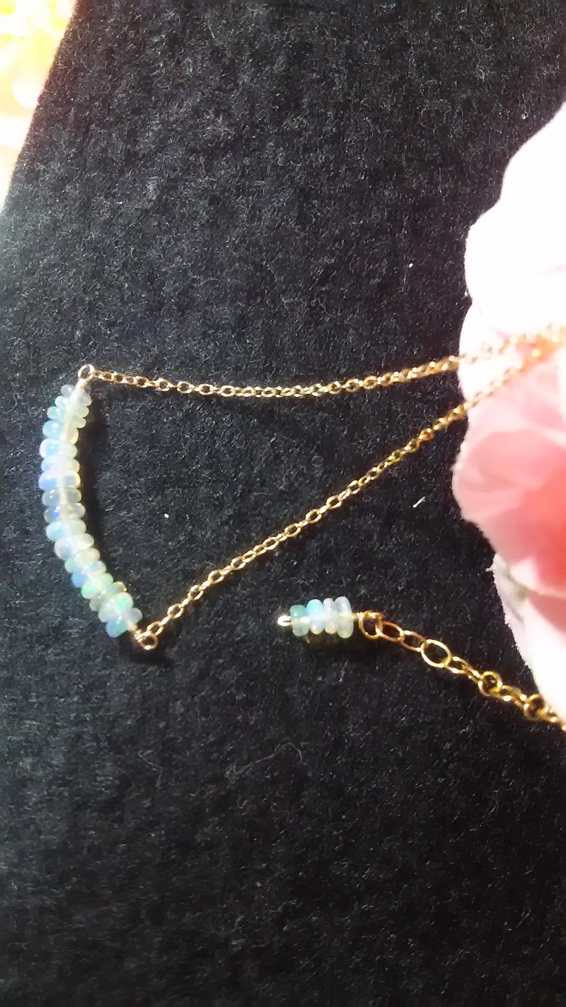 一文字オパールのネックレス(No.596)