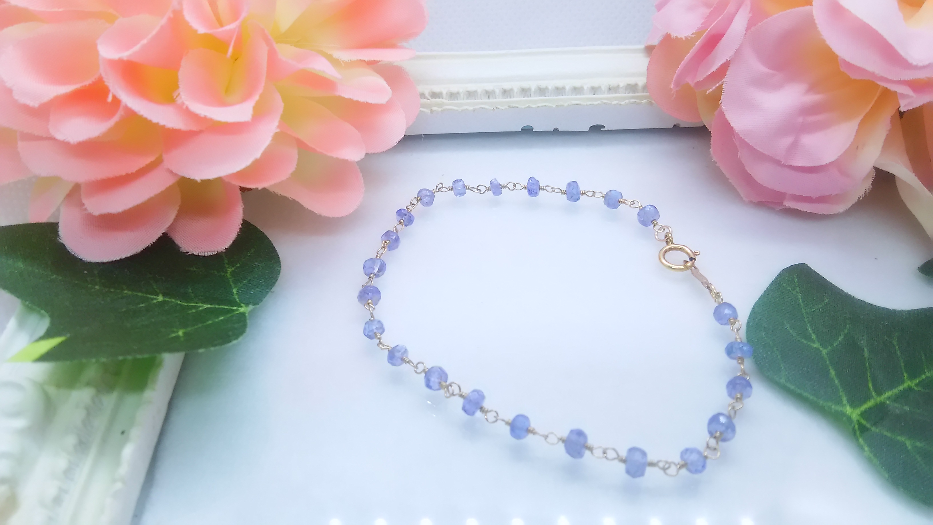 【K14GF再販】タンザナイトブレスレット(No.575)