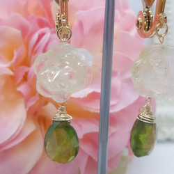 【専用ページ】ミニ薔薇 イヤリング3点 シズク 3ライン イヤリング