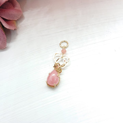 14kgf　インカローズのフラワーチャーム 14kgf インカローズのフラワーチャームベストセラー