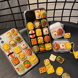 食品サンプル　iPhoneケース　airpods ケース　airpods proケース　食パン　食べ物　ホットドッグ　 2枚目の画像