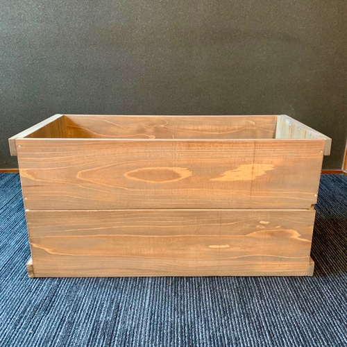 リンゴ箱・リンゴ箱風・収納箱・棚・収納・おしゃれ・シンプル・塗装