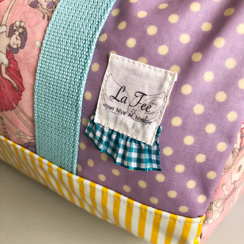 ジョリーフルール　ボストンバッグ JoliFleur la Toile》ジョリーフルールボストンバッグ/ネイビー