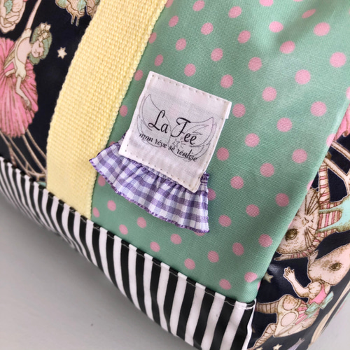 ジョリーフルール　ボストンバッグ JoliFleur la Toile》ジョリーフルールボストンバッグ/ネイビー