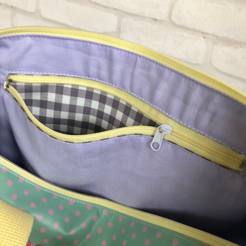 ジョリーフルール　ボストンバッグ JoliFleur la Toile》ジョリーフルールボストンバッグ/ネイビー
