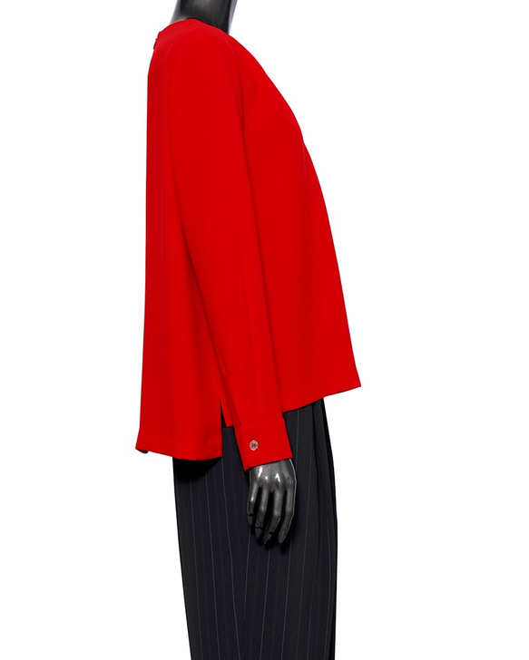 シャーリングブラウス 