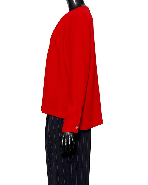 シャーリングブラウス 