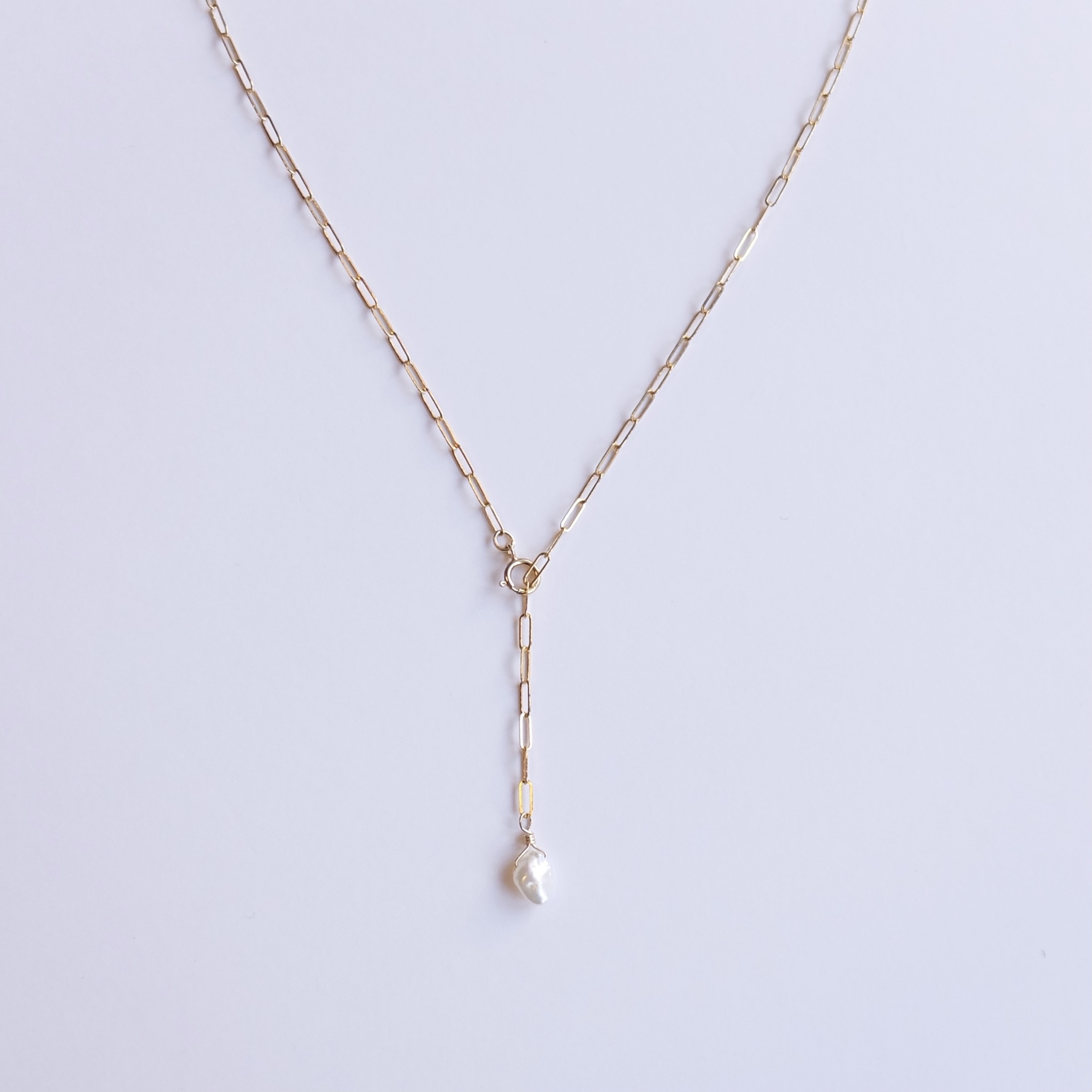 CLUE 14kgf  2way小粒バロックパールのネックレス