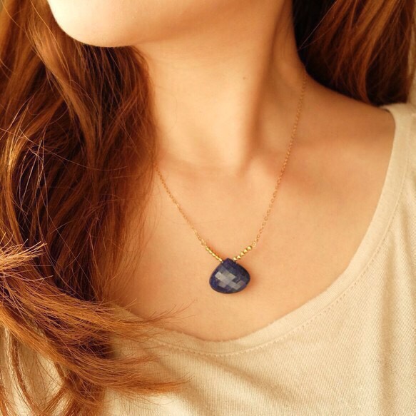 STEAM（スティーム）14kgf 大粒ラピスラズリのネックレス