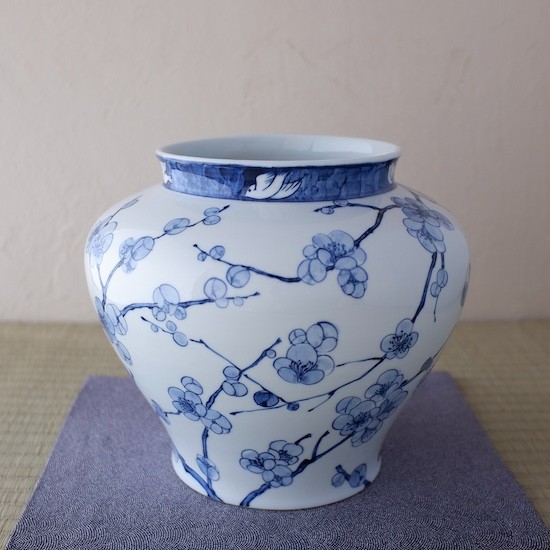 染付獅子文梅瓶 染付獅子文梅瓶 染付獅子文梅瓶