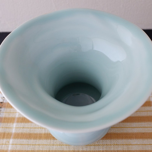 青磁花器 一輪挿し・花瓶・花器 双眸（そうぼう）soubou 通販