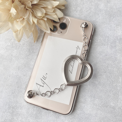 ハート キーリングハンガー スマホチャーム 蝶々 韓国 ハンドメイド ハート キーリングハンガー スマホチャーム 蝶々 韓国