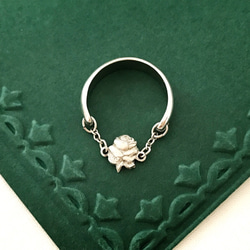 法國古董薔薇medai（聖特雷瑟）戒指 第1張的照片