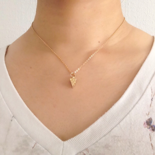 SON OF THE CHEESE ネックレス　18k チーズのネックレス（ゴールド） ネックレス・ペンダント