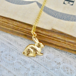 CHANEL ネックレス　うさぎ　ゴールド □シャネル□ ネックレス うさぎ ラビット ココマーク ゴールド 05A