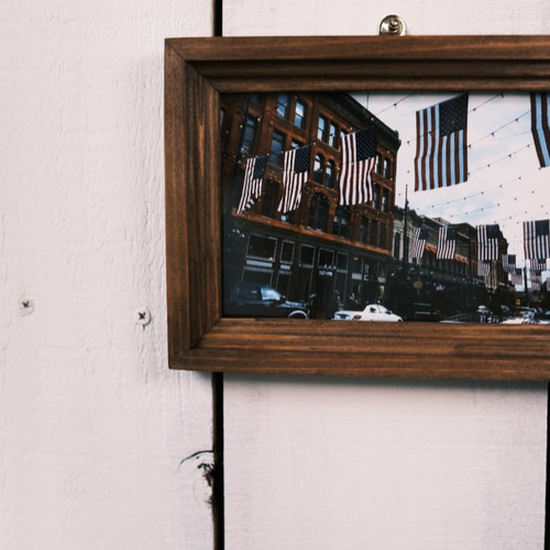 L版・2L版【フォトフレーム】写真立て/壁掛け/置き型/木製/無垢