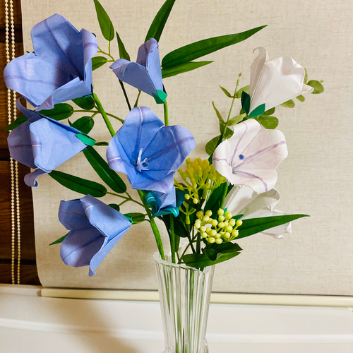桔梗の花 その他アート ハナハナ 通販 12463772｜Creema(クリーマ)