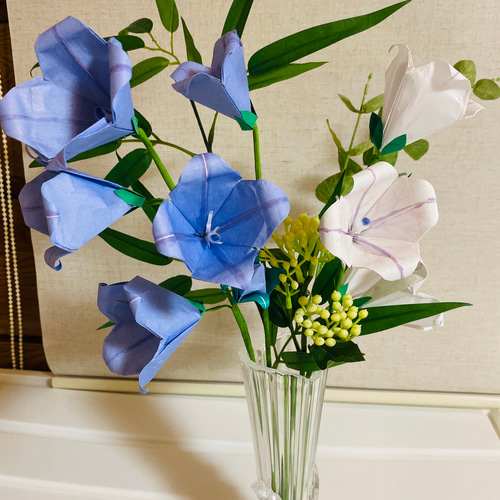 桔梗の花 その他アート ハナハナ 通販 12463772｜Creema(クリーマ)