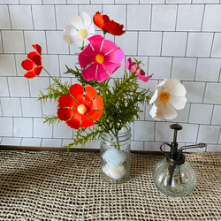 コスモスの花 アートフラワー ハナハナ 通販 12465523｜Creema(クリーマ)