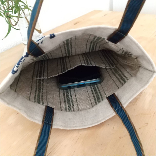 ☆20%OFF☆クロスステッチ＊たて長トートバッグ トートバッグ Sisters