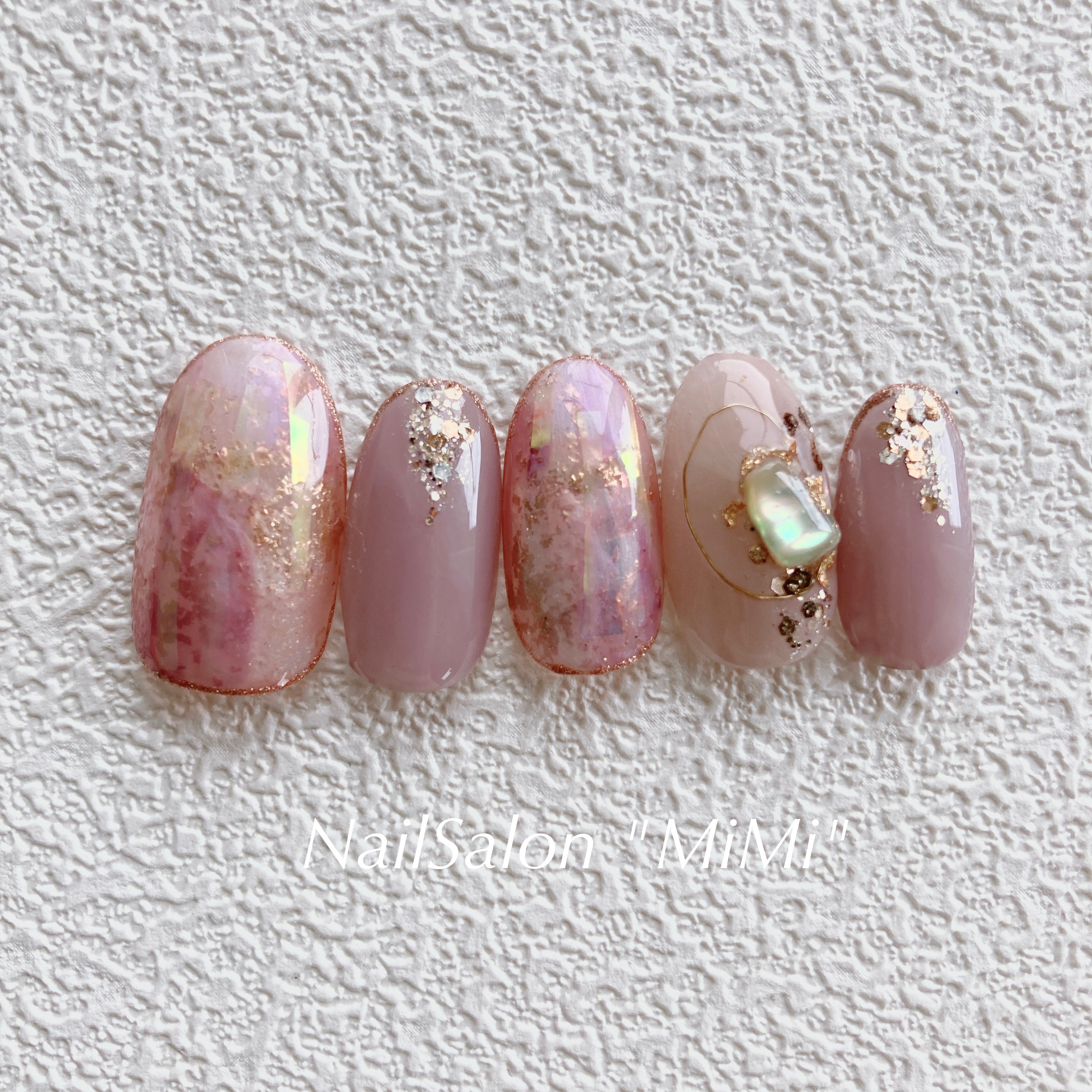 ピンクうるうるニュアンスネイル ネイルチップ（つけ爪） Kotomi_Nails