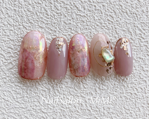 ピンクうるうるニュアンスネイル ネイルチップ（つけ爪） Kotomi_Nails