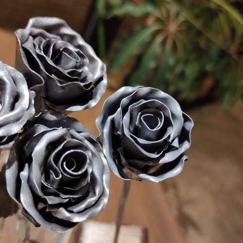 MetalRose【small】鉄の薔薇 アートフラワー Re:rureCraft 通販 MetalRose【small】鉄の薔薇 アートフラワー Re:rureCraft 通販