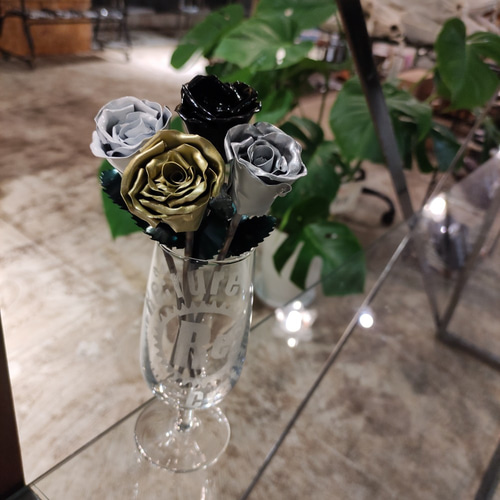 手作り　ハンドメイド　鉄製　薔薇　フラワー 1_51c3a6afd9b5b45bf32c73b9677f