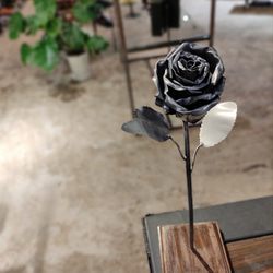アンティーク　花卉アールヌーヴォー「薔薇」　薔薇蔓(鉄製) rose09satou-65-2.jpg
