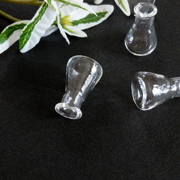 【1112】吹きガラス 花瓶 6個 2枚目の画像